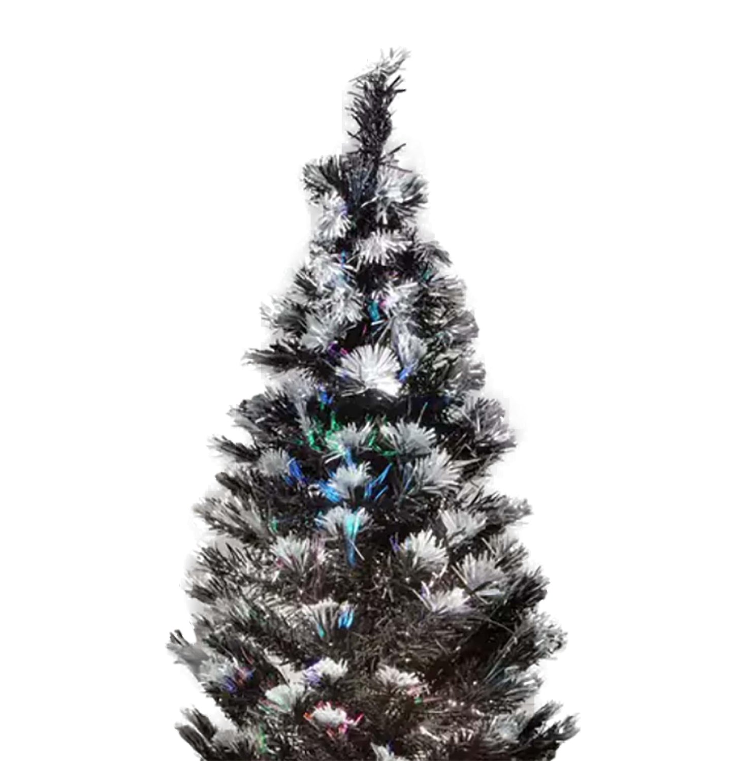 Christmas Fiber Optic Multi Colour White Strands Artificial Christmas Tree 150cm (5FT) 3928 (Big Parcel Rate)