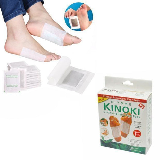 New Detox Cleanse KINOKI Foot Pads 10 Pads 4014 (Parcel Rate)
