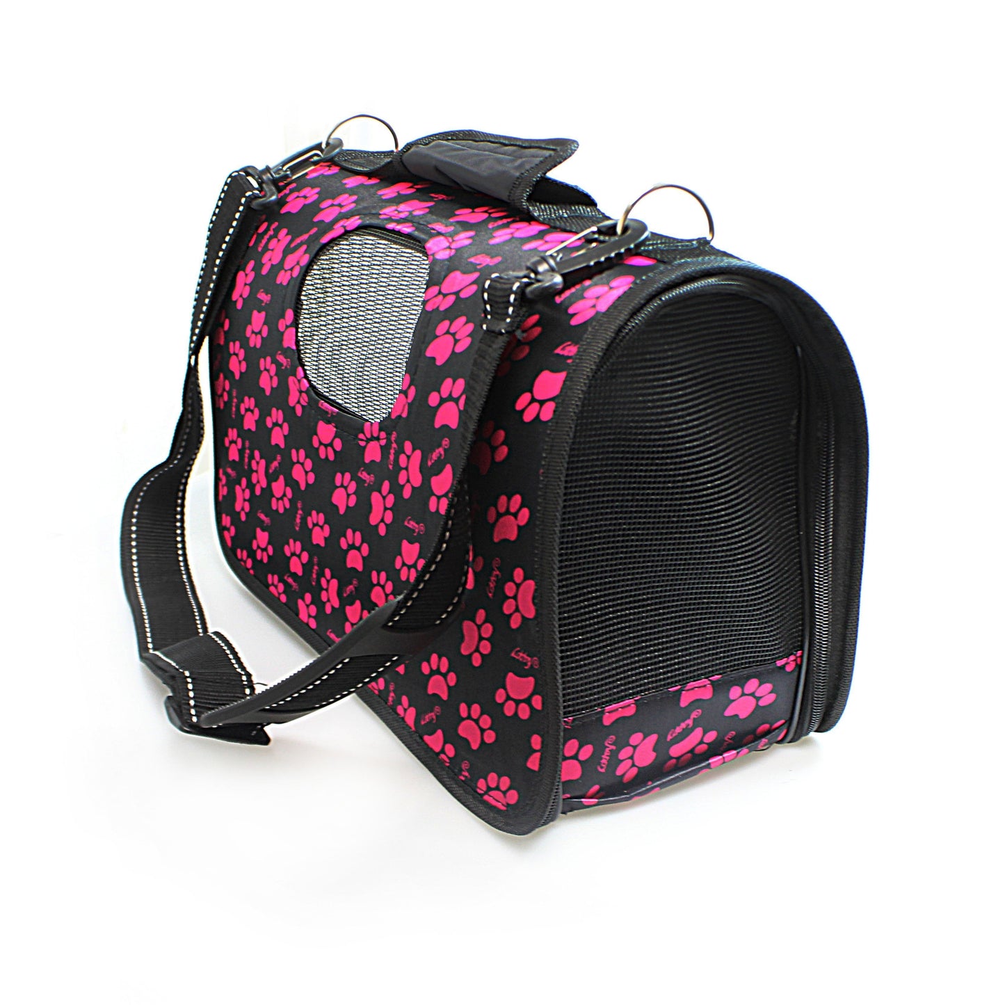 Pet Dog Cat Foldable Carry Case with Handle and Printed Design Assorted Designs 2024 (Parcel Rate)