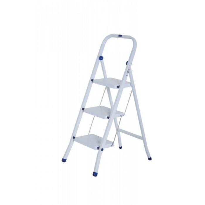 Strong Foldable Diy 3 Step Ladder Heavy Duty Non Slip Ladder MMC13003 (Big Parcel Rate)