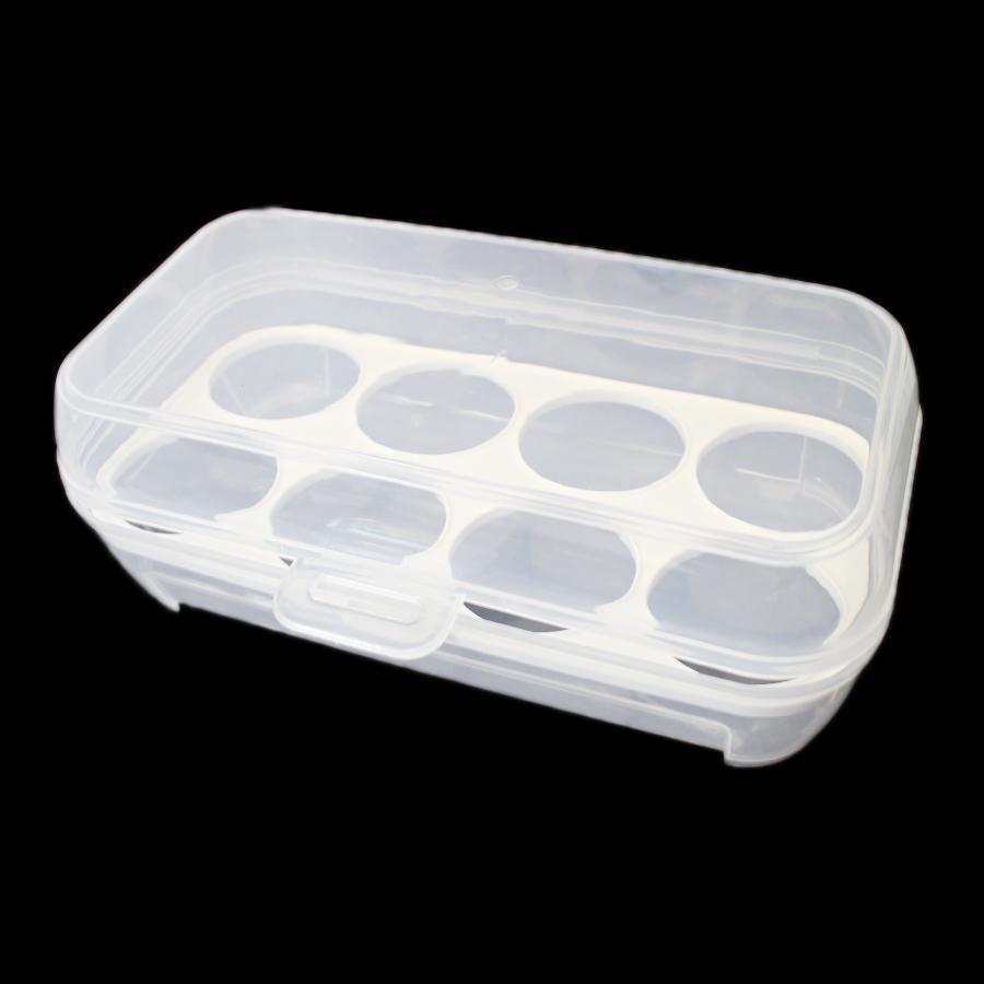 Egg Preservation Plastic Case Box Holds 8 Eggs Home Kitchen 8113 (Parcel Rate)