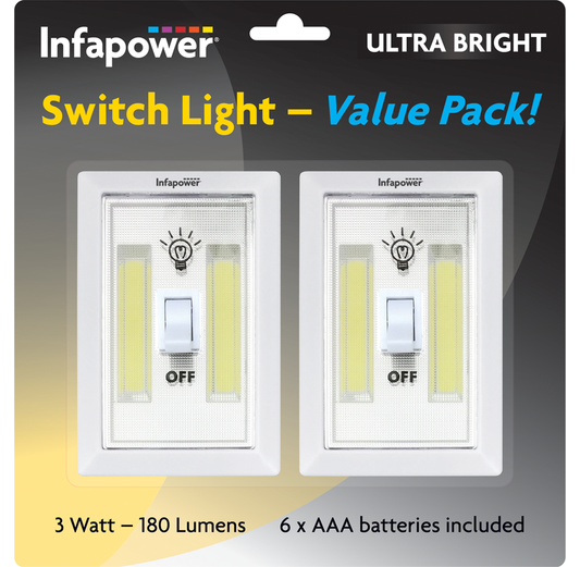 COB Switch Light Value Pack Of 2 F043 (Parcel Rate)