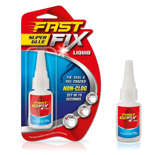 Fast Fix Super Glue Liquid 15g FX4 (Parcel Rate)