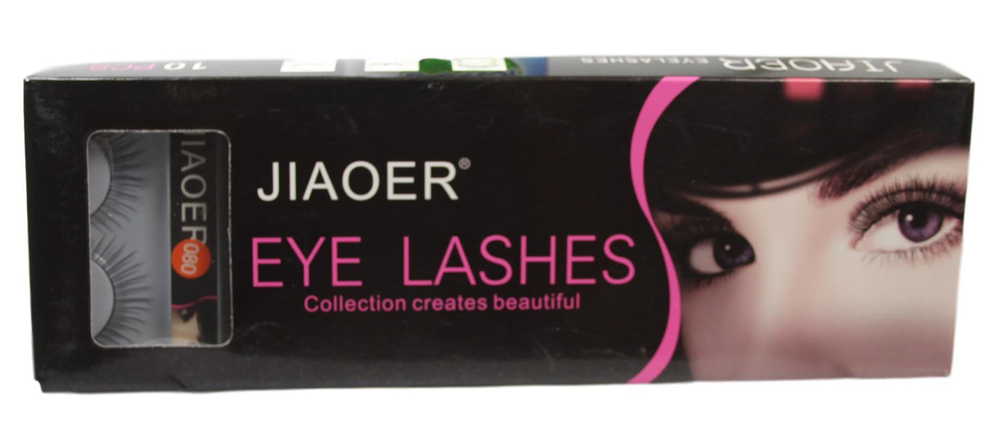 Jiaoer False Eyelashes Fake Natural Look Eyelashes Everyday Wear 5312 A (Large Letter Rate)