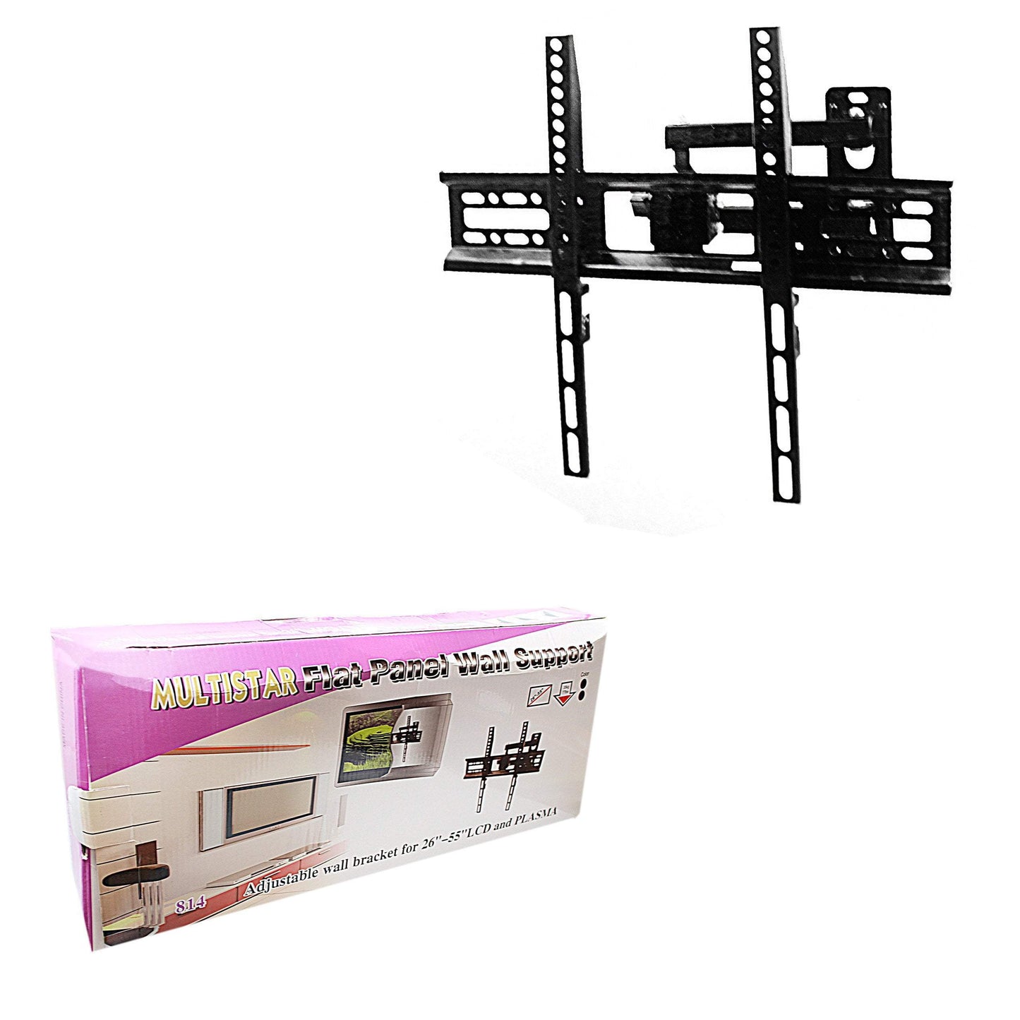 Multistar Flat Panel Adjustable Wall Bracket 26- 55'' LCD Plasma 4876 (Parcel Rate)