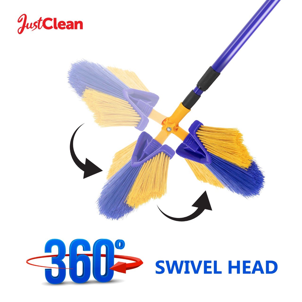 Extendable Swivel Head Brush Goes From 88cm to 150cm 3651 (Big Parcel Rate)