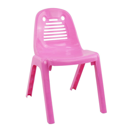 Kids Chair Bubblegum Pink 25cm x 32.5 x 48cm Seat Height 27cm 8736 (Big Parcel Rate)