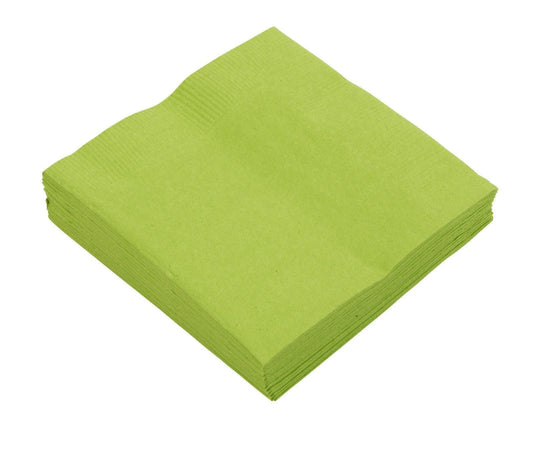 100 Pack Tableware Soft Party Paper Apple Green Napkins 30cm x 30cm 30AG100 (Parcel Rate)