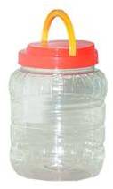 3 Litre Plastic Storage Jar Liquid Dry Food Flour Jar With Lid And Handle H1124 (Parcel Rate)