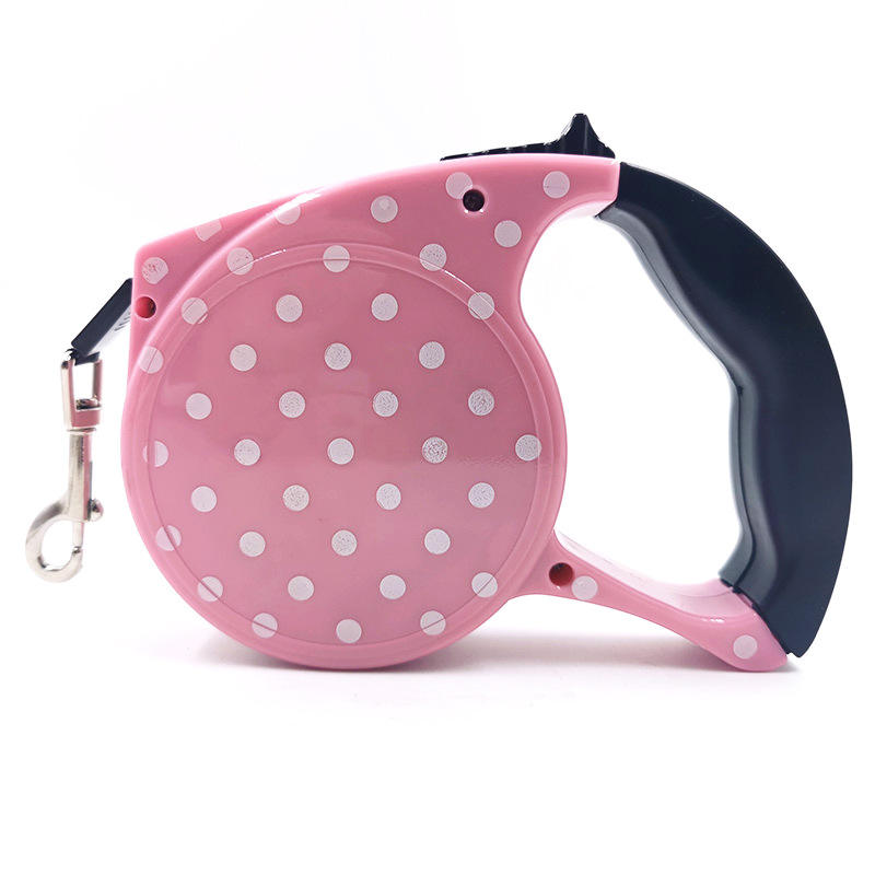 Retractable Dog Leash 5m 33lbs Assorted Colours and Designs 1181 (Parcel Rate)