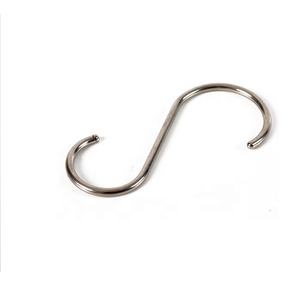 3 Pack Stainless Steel S Hooks Kitchen Meat Pan Utensil Clothes Hanger Hanging Diy 6691 (Large Letter Rate) 6691