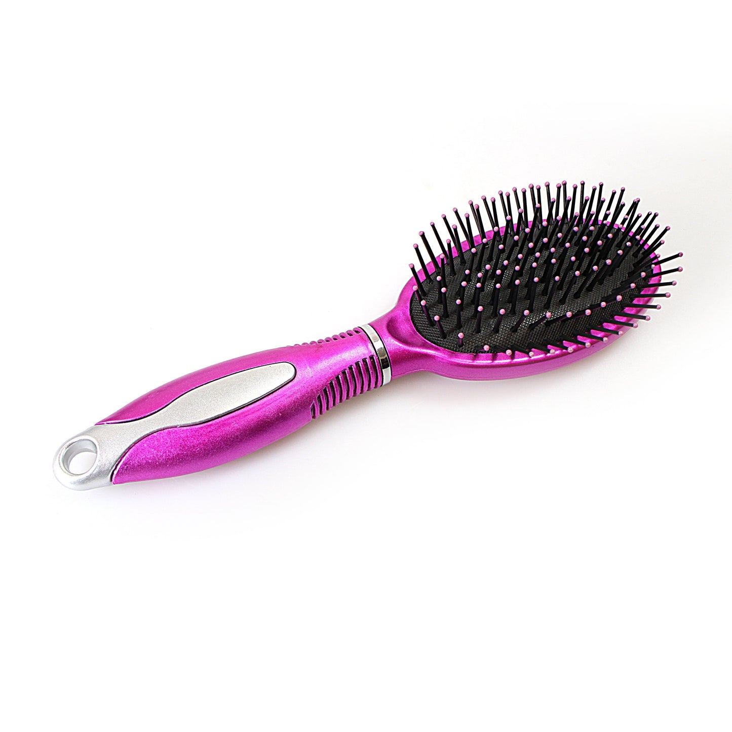 Plastic Oval Hair Brush 22.5 cm Assorted Colours 0183 (Parcel Rate)