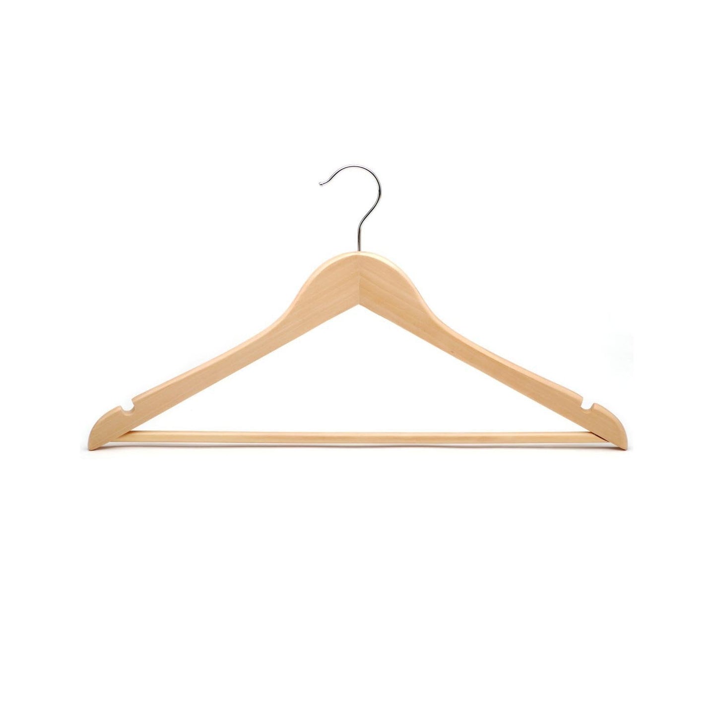 Wooden Universal High Quality Clothes Hanger 44cm 0713 (Parcel Rate)