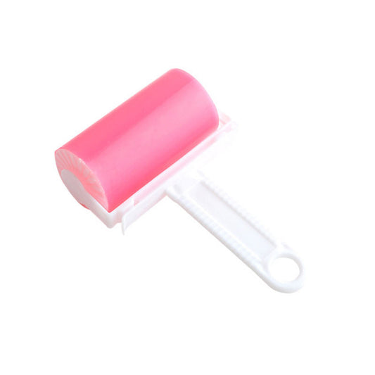 Reusable Sticky Lint Roller with Cover 10 x 16 cm Assorted Colours 7009 (Parcel Rate)