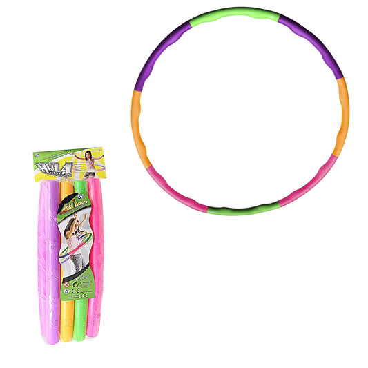 Childrens 70cm Attachable Expandable Multi Coloured Hula Hoop 3517 A  (Parcel Rate)