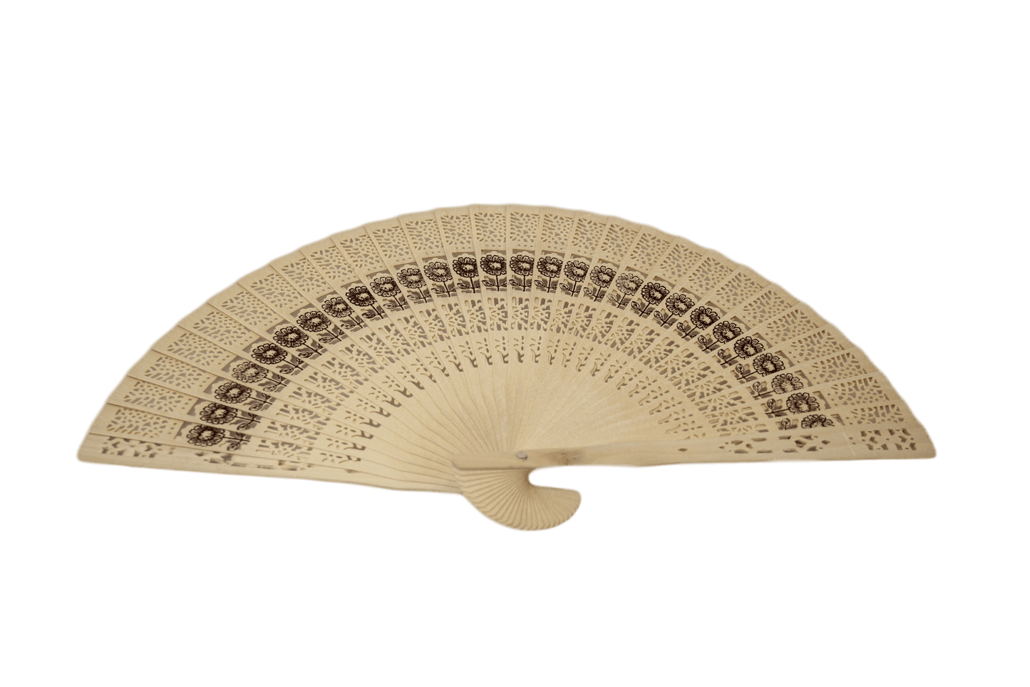 Wooden Hand Mini Fan Ladies Traditional Chinese Waving Fan 20cm 6506 (Large Letter Rate)