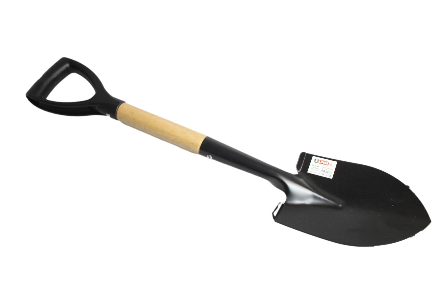 Black Medium Sized Garden Shovel 1 Piece 580g 68x3cm 0768 (Big Parcel Rate)