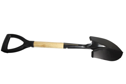 Black Medium Sized Garden Shovel 1 Piece 580g 68x3cm 0768 (Big Parcel Rate)