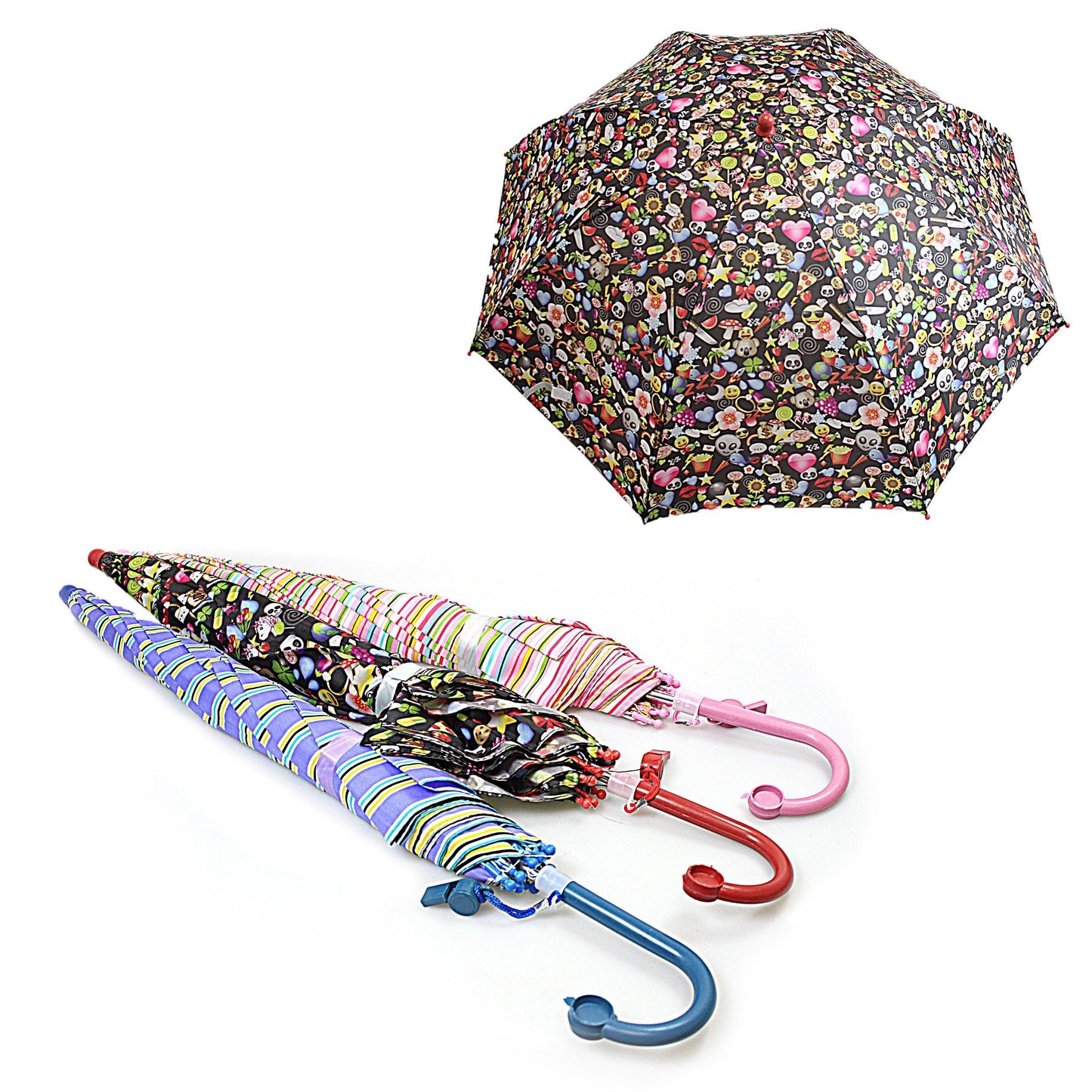 Kids Printed Waterproof Umbrella In Assorted Designs 1124 (Parcel Rate)
