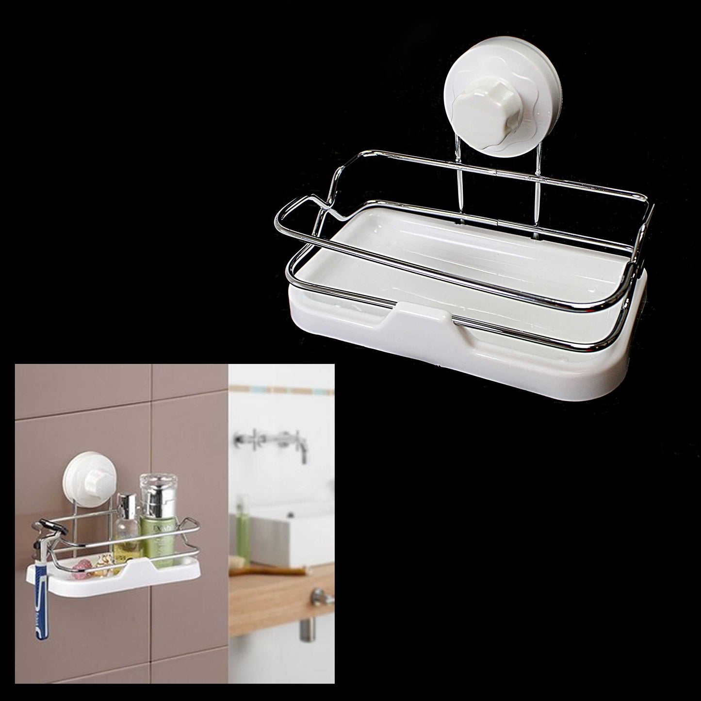 Kitchen & Bathroom Cupula Storage Basket Dish 0840 (Parcel Rate)