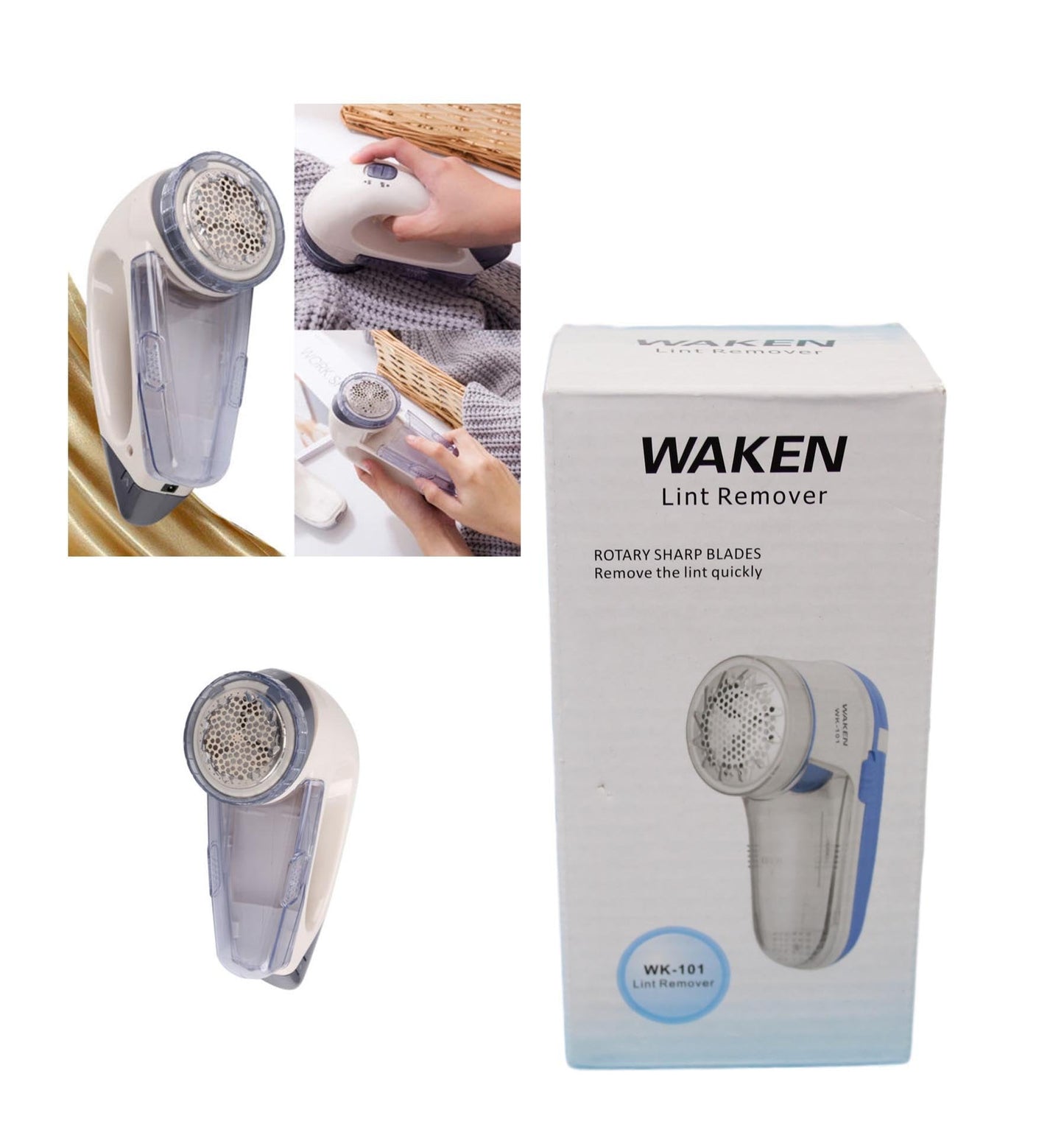 Electric Battery Operated Clothes Lint Remover Shaver Assorted Colours 5515 (Parcel Rate)