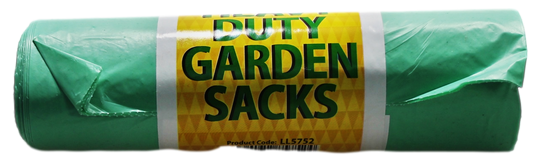 Garden Heavy Duty Garden Sacks Bin Bags Roll of 10 LL5752 (Parcel Rate)
