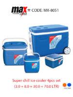 Ice Chest Cooler Box Set of 4 3.00+8.00+30.00+70.00 L MX8051 (Big Parcel Rate)