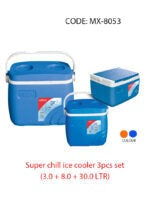 Ice Chest Cooler Box Set of 3 3.00+8.00+30.00L MX8053 (Big Parcel Rate)p