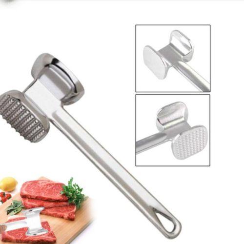 Aluminium Meat Mallet Tenderiser Metal 5 cm Hammer/ 22 cm Length 4773 A  (Parcel Rate)