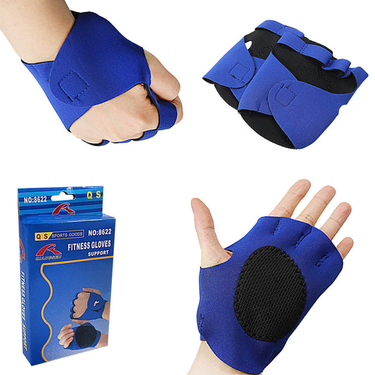 2 x Mens Orthopedic Fitness Glove Support Neoprene Protection Sport Gym Glove 1969 (Large Letter Rate)