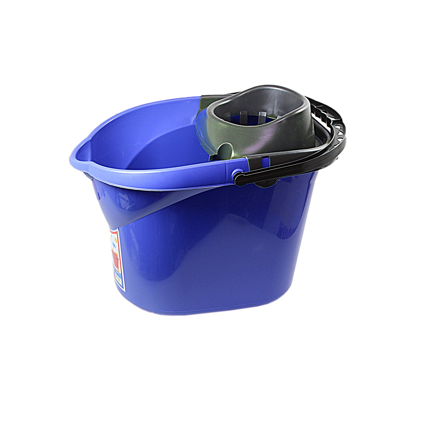 Mop Bucket Plastic Kitchen Bathroom Household Use 13 Litre Assorted Colours H1186 A (Parcel Rate)