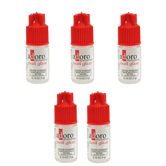 5 Pack Nail Glue Nail Art False Nail Glue Beauty 4535 (Parcel Rate)