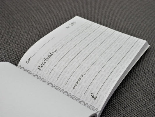 Duplicate Receipt Book 2 Assorted Designs Numbered 001-100/5 x 4''  P1022  A (Parcel Rate)