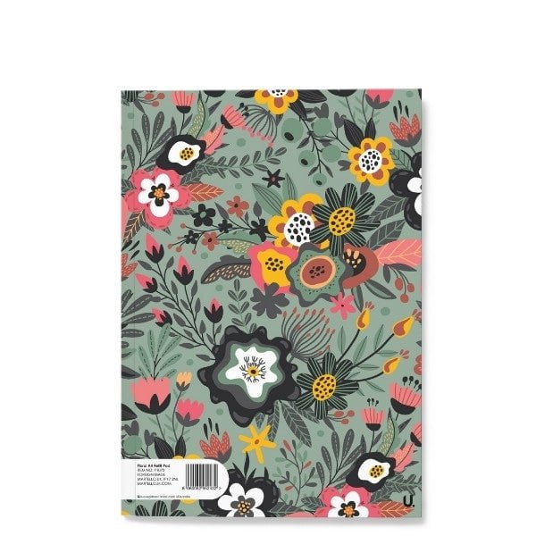 Floral A4 Refill Pad School Assorted Designs P1070 (Parcel Rate)