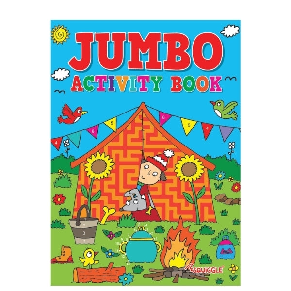 Jumbo Activity Book 1 & 2 27 x 20 x 0.7 cm Assorted Designs P2152 (Parcel Rate)