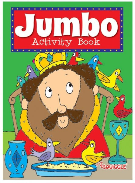 Jumbo Childrens Activity Home Book Fun Theme Girls Boy 2 Designs P2172 (Parcel Rate)