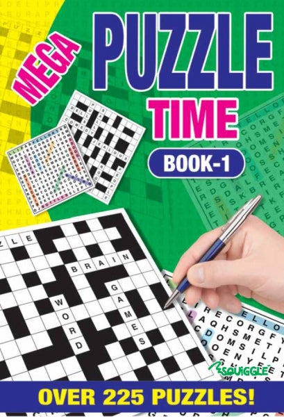 A5 Puzzle Time Book Random Design Sent x 1  P2594 A (Large Letter)