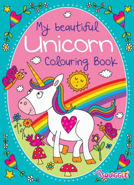Unicorn & Mermaid Colouring Book Assorted Designs P2805 (Parcel Rate)