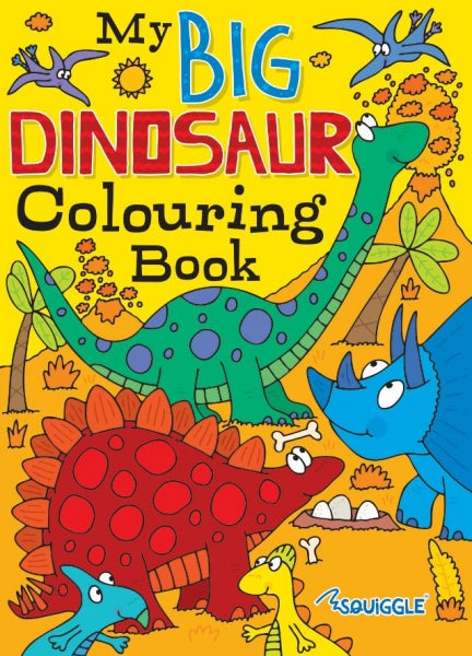 Children's Fun Colouring In Books Monsters And Dinosaur Theme Books 36 Pages A4 P2806 (Large Letter Rate)