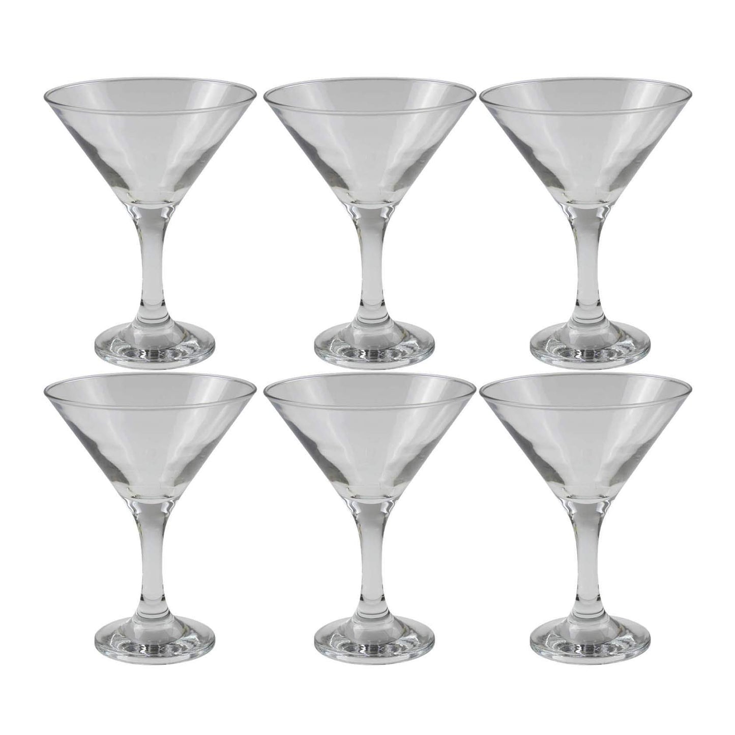 PB 6 Piece Bistro Martini Glass 190ml 44410 (Parcel Rate)