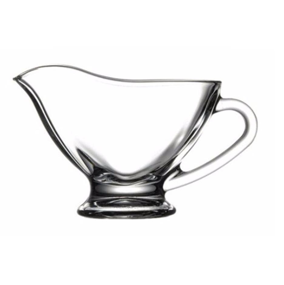Pasabahce Glass Gravy Boat Kitchen Dining With Handle GB 55022 (Parcel Rate)