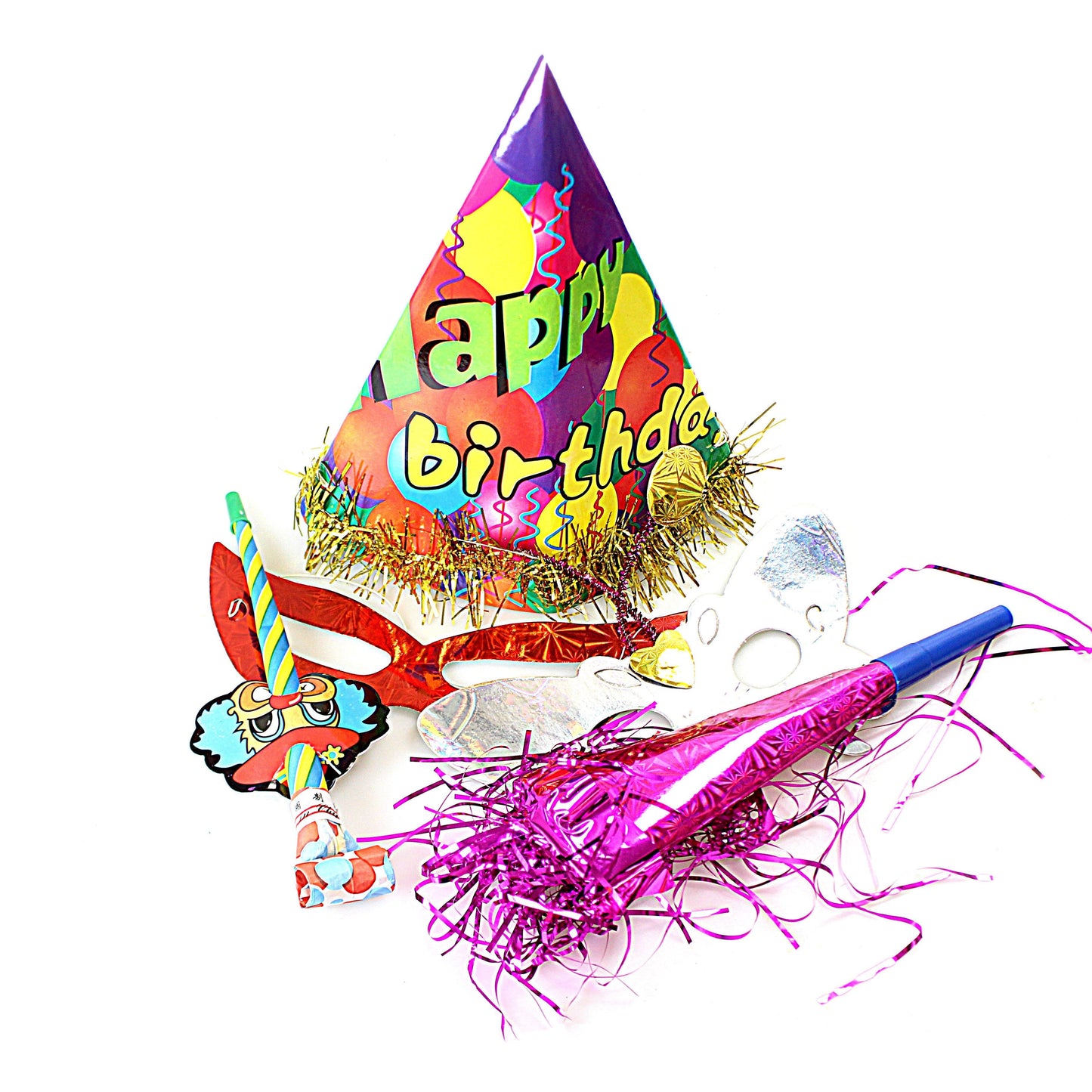 Paper Birthday Party Hat Set Assorted Designs 1253 (Large Letter Rate)