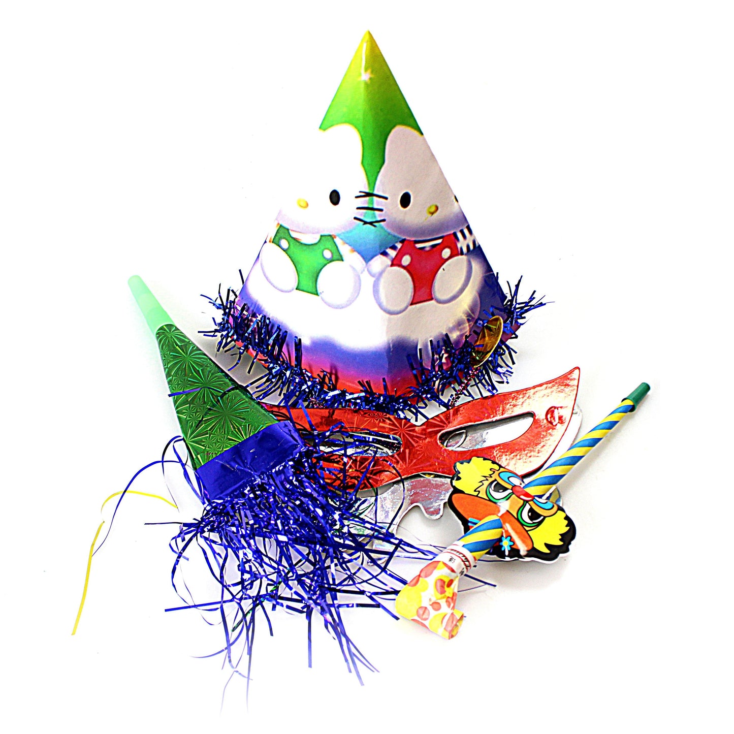 Paper Birthday Party Hat Set Assorted Designs 1253 (Large Letter Rate)