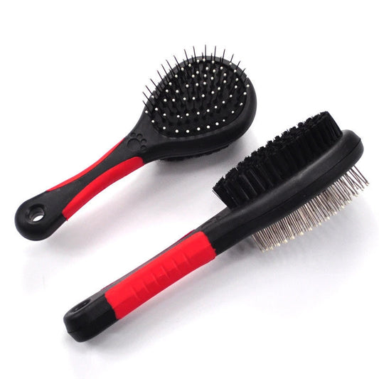 Small Double Sided Dog Pet Fur Grooming Brush 17.5 cm 6732 (Parcel Rate)