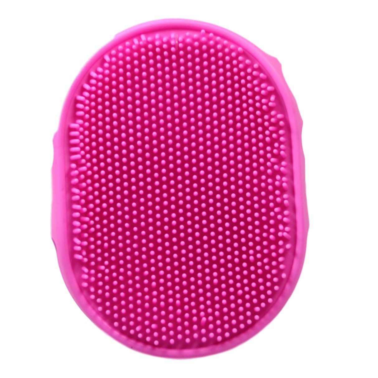 Silicone Pet Dog Double Sided Grooming Pad Brush 15 cm Assorted Colours 5035 (Parcel Rate)