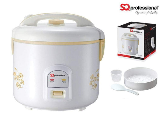 Sq Pro Deluxe Kitchen Electric Rice Cooker High Quality Full Set 0.8 Litre (Parcel Rate)p