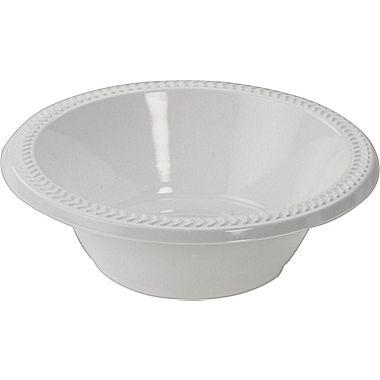 Disposable White Plastic Bowl 10 cm Pack of 36 THL2482 A (Parcel Rate)