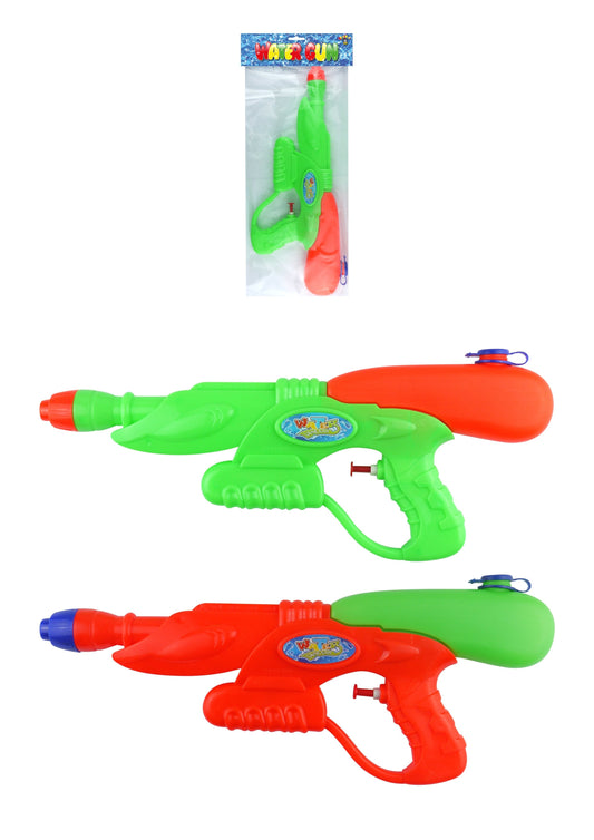 Water Gun Kids Fun Outdoor Fun And Games Green Red Splash Water Gun 37cm R08309 (Parcel Rate)
