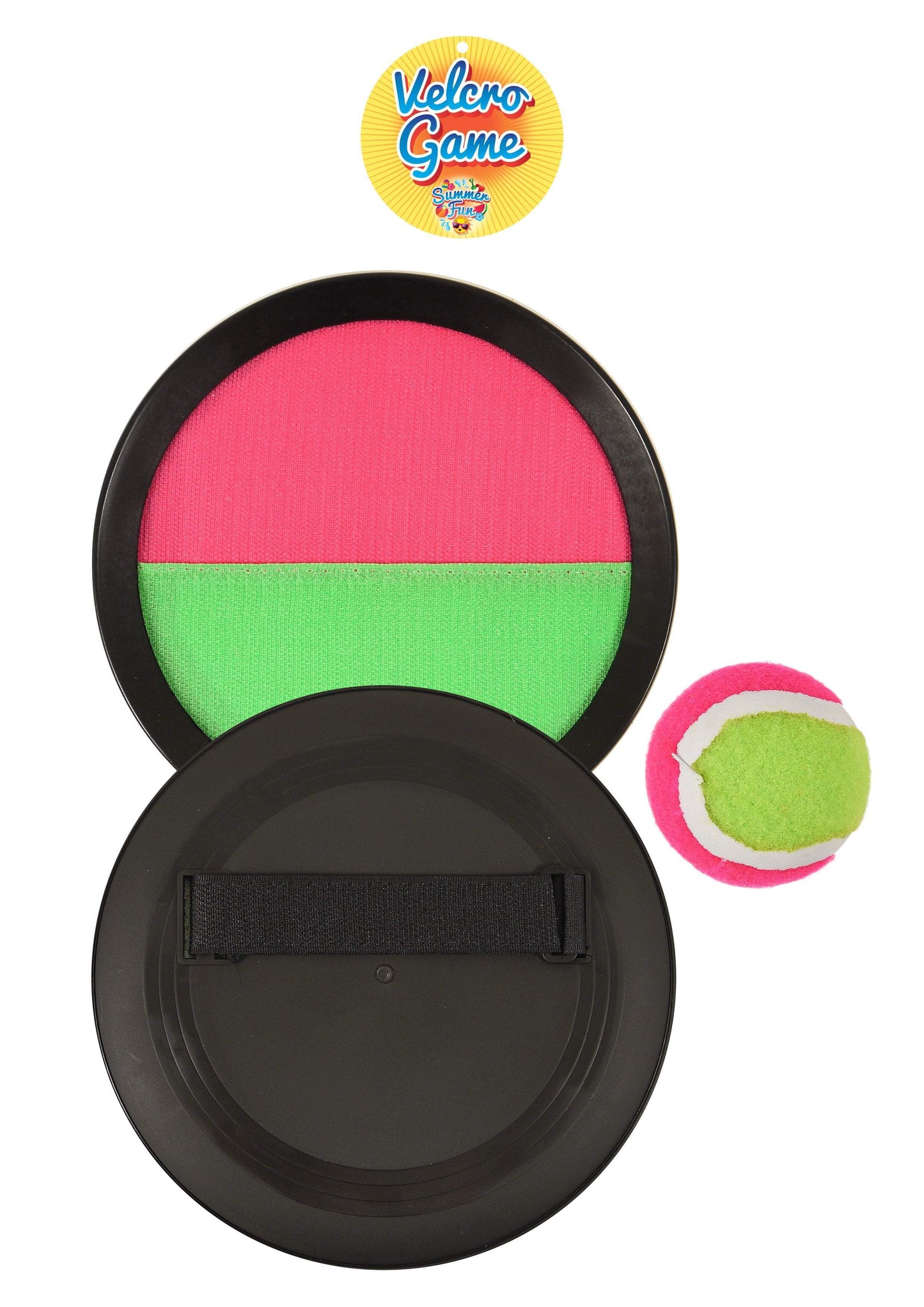 Fun Catch & Throw Ball Game Velcro Outdoor 2 Player 19cm R38087 (Parcel Rate)