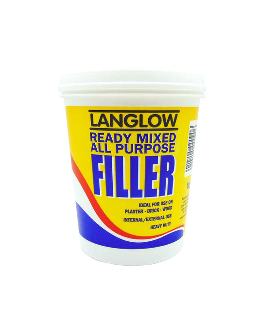 Langlow Ready Mixed All Purpose Filler 1kg Brilliant White 68-1 (Parcel Rate)